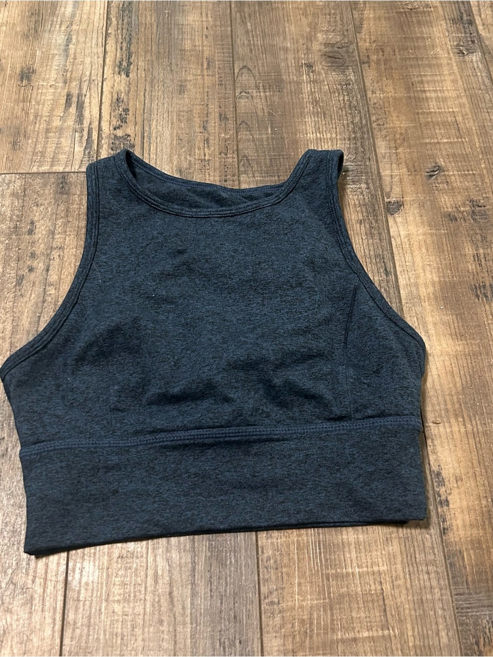 Joylab Heathered Blue High Neck Sports Bra Workout Top Size XS